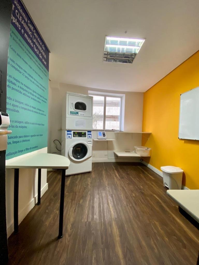 サンパウロ Flat Lindo Ao Lado Park Ibirapuera Av Paulista Com Garagem 103アパートホテル エクステリア 写真